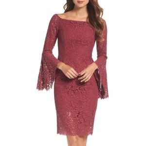 BARDOT (Revolve) SOLANGE LACE FLARE SLEEVE DRESS